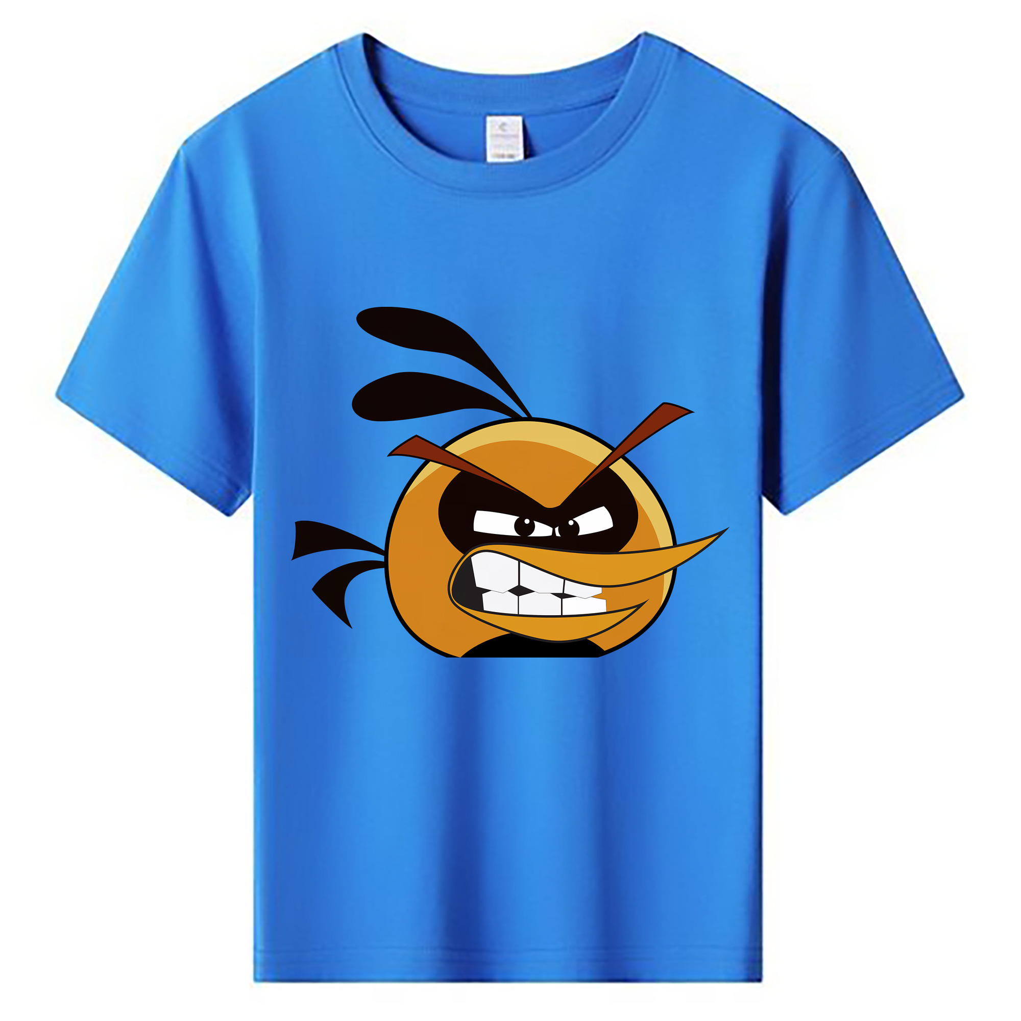 （画像用） Angry Birds アングリーバード 綿100％キッズTシャツ（フロントプリント）